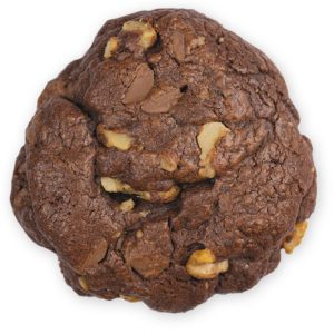 Galleta Doble de Chocolate con Nueces